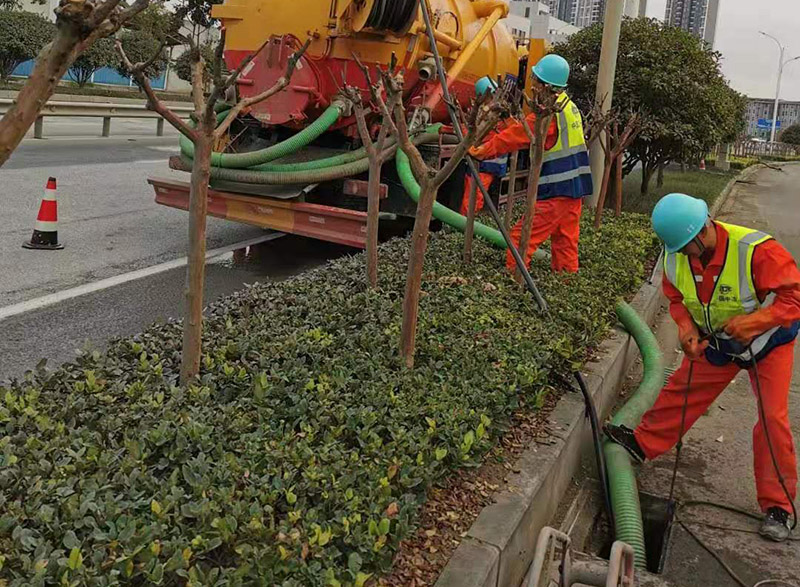 铺前镇市政管道清淤